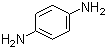 对苯二胺, 1,4-二氨基苯, 1,4-苯二胺, CAS #: 106-50-3
